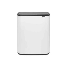 Brabantia Bo Touch Bin Hi (2 x 30L) 60 L Inner Buckets (Mineral Concrete Grey)