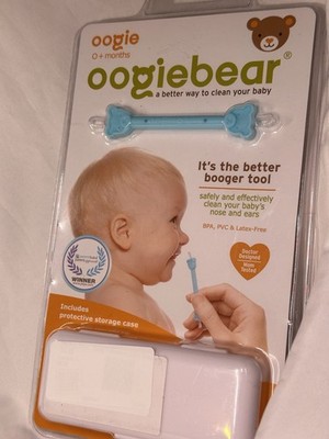 oogiebear Baby Nose Cleaner  Ear Wax Removal Tool - Safe Booger  Earwax