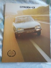 Citroen CX range brochure Dec 1975 UK market
