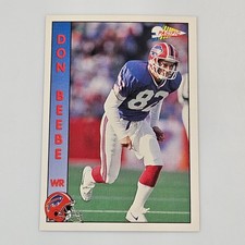 Don Beebe Buffalo Bills 1992 Pacific WR #14