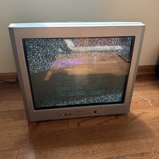 Emerson EWF2004A 20in Gray CRT TV 480i S-Video No Remote Works