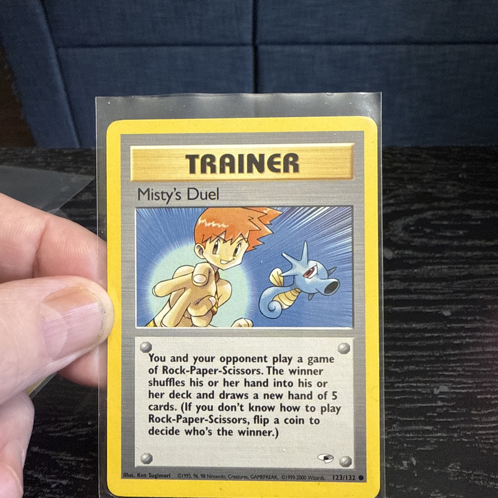 MISTY'S DUEL - 123/132 - Gym Heroes - Pokemon Card - NM!