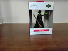 Hallmark Wicked Elphaba Christmas Tree Ornament New Other Box has sme damage