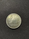 1956 Canadian Silver 10 Cents Coin