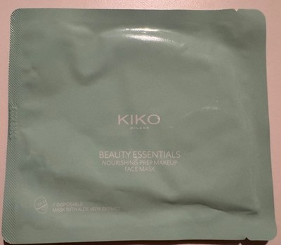 KIKO MILANO BEAUTY ESSENTIALS NOURISHING PREP MAKEUP FACE MASK 1 DISPOSABLE MASK