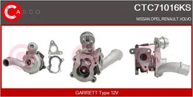 CASCO Turbolader für Opel Vivaro Kasten F7 1.9 DTi J7 F9 Renault Trafic II FL