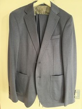 Men’s Navy blue Suit UK38 EU48 Slim Fit stretch comfort rrp £550 By Joop!