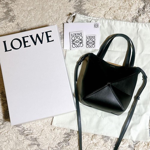 Loewe Puzzlefold Tote Mini (Shiny Calfskin)