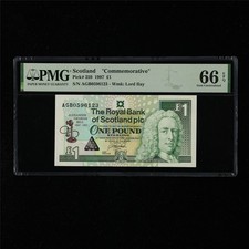 1997 Scotland  Commemorative  1 Pound Pick#359 PMG 66 EPQ Gem UNC 05