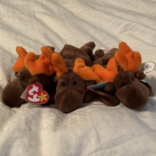 Ty Beanie Babies Chocolate Moose Retired 1993, Ages 3+, Age Level 3-4 8-11 Years