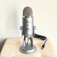 Logitech Blue Yeti Microfono USB Condensatore Argento (988-000238) USB PC o MAC