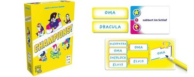 CHAMPIONS! PARTYSPIEL SPIEL VON REPOS PRODUCTION NEU OVP