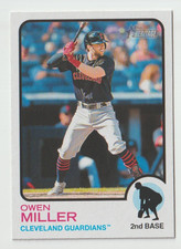 2022 Topps Heritage High Number #598 Owen Miller - Cleveland Guardians