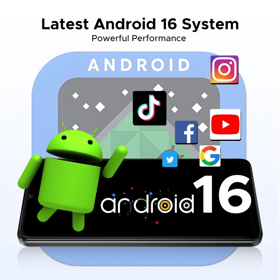 Teléfono inteligente DOOGEE Note 59 Pro+ 5G desbloqueado Android 16 teléfono celular 36 GB+512 GB NFC Foto 2 de 4