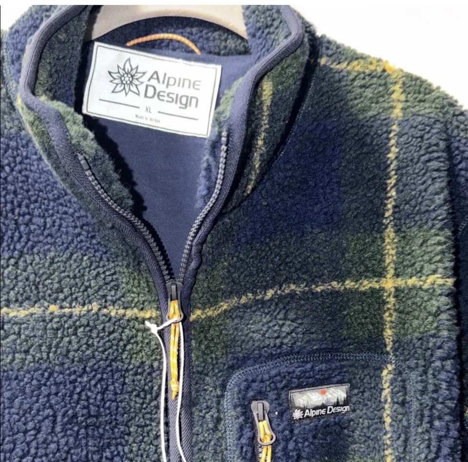  Alpine Design Sherpa Fleece Print Jacket  - Image 2 of 2
