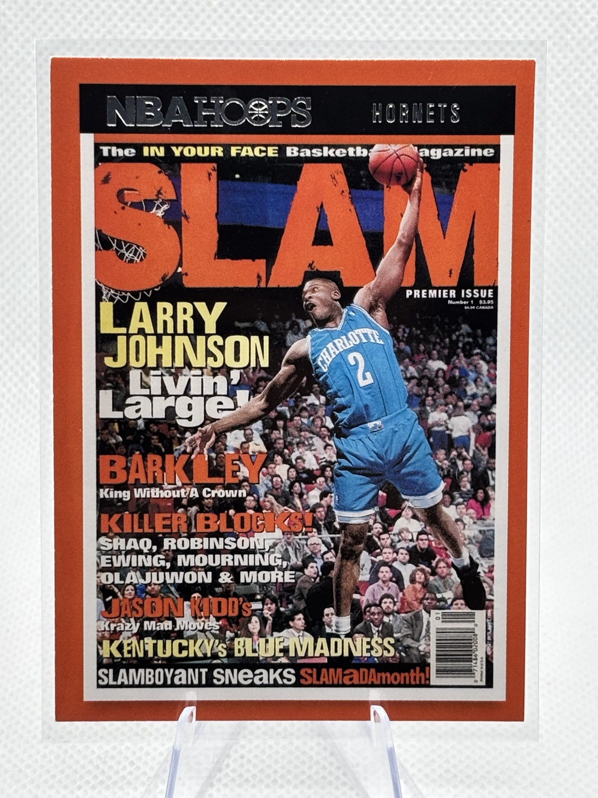 2021-22 Hoops #SLAM 1 Larry Johnson Slam