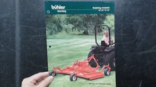 Buhler Farm King Finishing Mowers Brochure 48-84 Inch Vintage