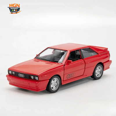1:36 Apollo EVO 1980 Sportwagen Modell Spielzeug Alu Karosserie Gummi Reifen Pull Back Minia