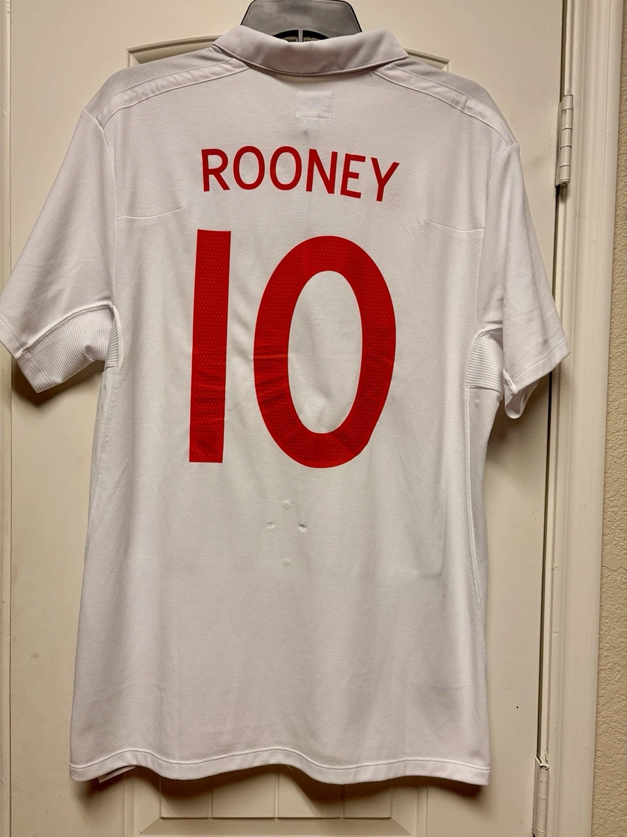 Wayne Rooney England White National Team Soccer Fan Apparel