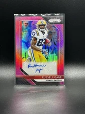 2018 Panini Prizm #RA-RGA Russell Gage Rookie Autographs Prizm Pink