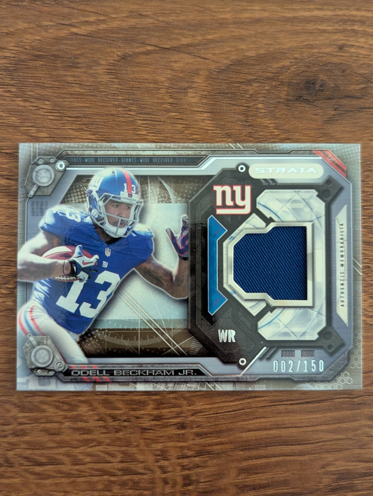 Odell Beckham Jr. Topps Strata Relics #SROB Bronze