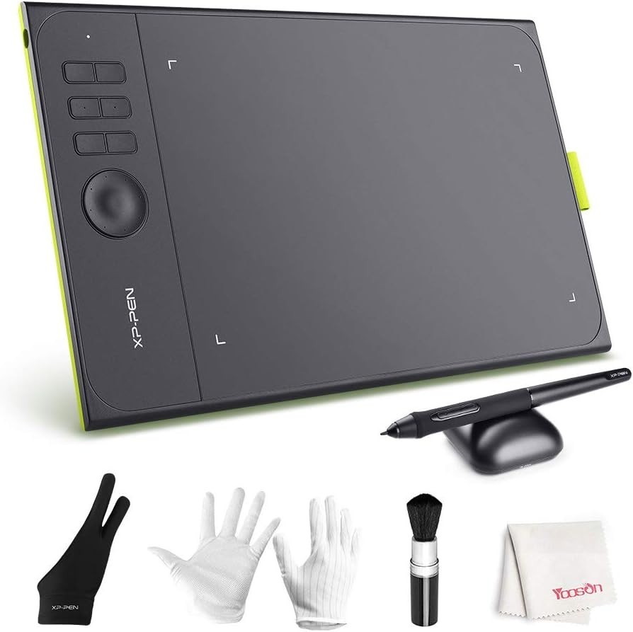 Graphics Tablet, XP-PEN Star06C 10x6 inch Large Digital Drawing Tablet with 8192