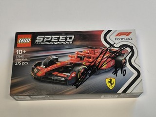 Charles Leclerc firmato LEGO 77242 Speed Champions Formula1 Ferrari SF 24 F1 set