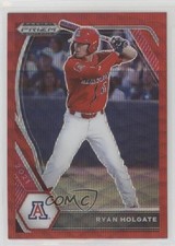 2021 Panini Prizm Draft Picks Red Wave Prizm Ryan Holgate #PDP70 1u6