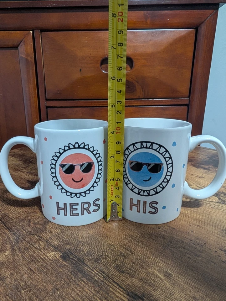 Juego de 2 tazas His and Hers Soleil de American Atelier Foto 2 de 4