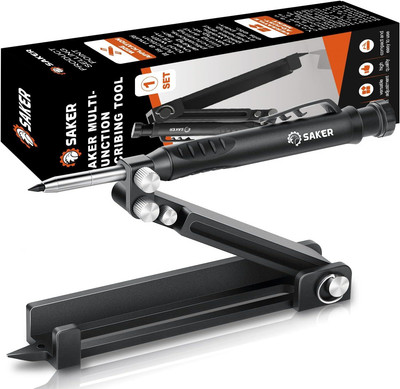 Multi-function Scribing Tool- Construction Pencil- Aluminum Alloy Scribe Tool 