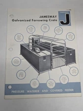 JAMESWAY SALES LITERATURE BROCHURE CATALOG FARROW CRATE S-1100B