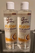 2 QUEEN HELENE Jojoba Hot Oil Treatment 8 oz Restores Resilient Strength