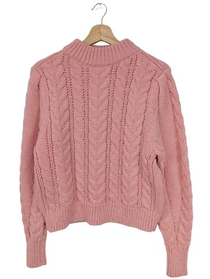 H&M Pull torsadé Dames Pull T EU 38 rose style décontracté - Photo 1/4
