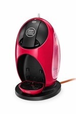 Nescafe Dolce Gusto Coffee Machine Red + Latte Macchiato Espresso Pods Bundle