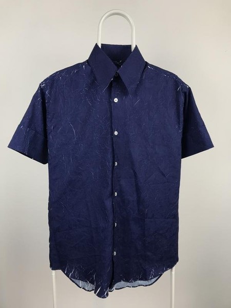 Men American Vintage Shirt Navy 38 / M / 46 #5020