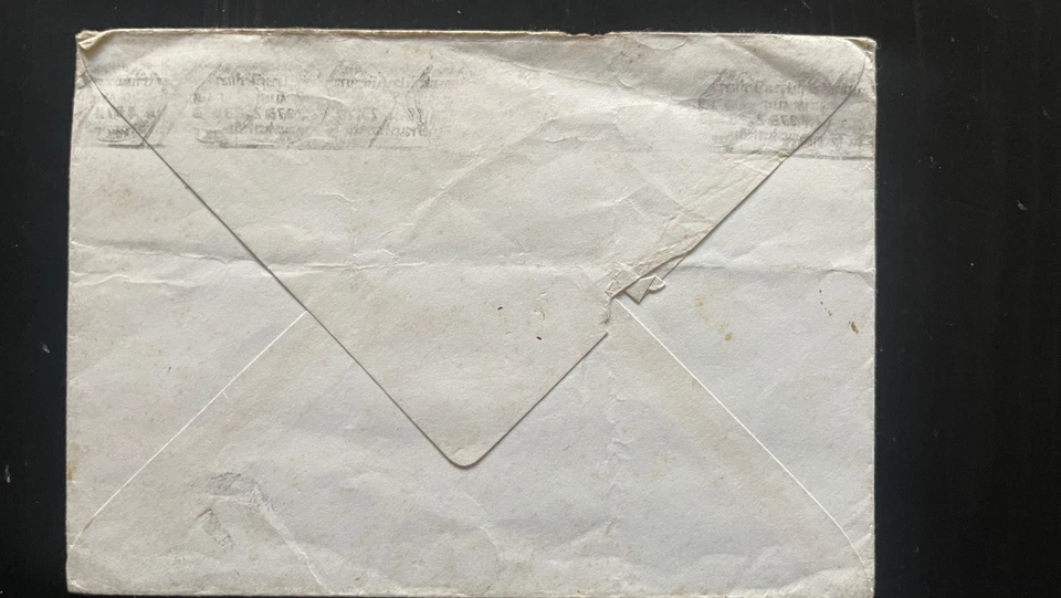 Tailandia 1979 Cubierta a Nepal - Estampillas de mariposas y plátanos - Bangkok a KTM Foto 2 de 2