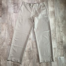 CHAPS Mens Straight Chino Khaki Trousers W32 L30  Beige