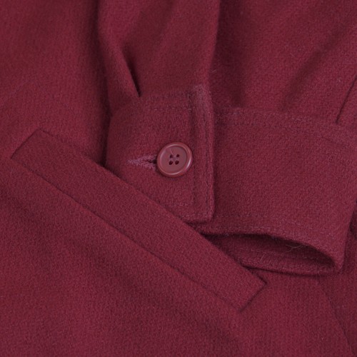 Bemidji Woolen Mills Red Wool L Macknaw Scouting Jacket button flap Ultra rare! - Bild 9 von 11