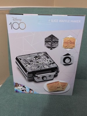 Disney 100 Yrs Retro Waffle Maker Mickey Mouse Minnie Donald