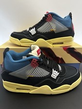 SUPER CLEAN Jordan 4 Retro SP x Union LA Off Noir Black/Blue DC9533-001 2020