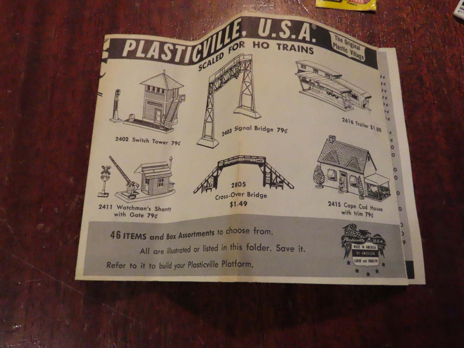Plasticville Fire House HO Scale Replacement Parts