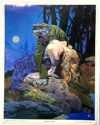 APPARITIONS Art Print - NIGHT'S END Bernie Wrightson 1978 Sal Q Prod