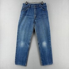 Vintage Levis Jeans Womens Junior 13 Fits 29x28 Straight Leg 80s Orange Tab USA