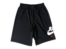Nike AIR JORDAN Jumpman Black Swoosh BASKETBALL SHORTS Baggy Gym Kid Sz YOUTH XL