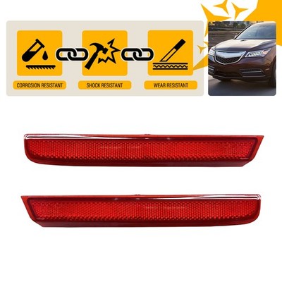 Pair Rear Left+Right Bumper Reflector Lamp Trim Fits 2010-12 2013 Acura MDX EAQ