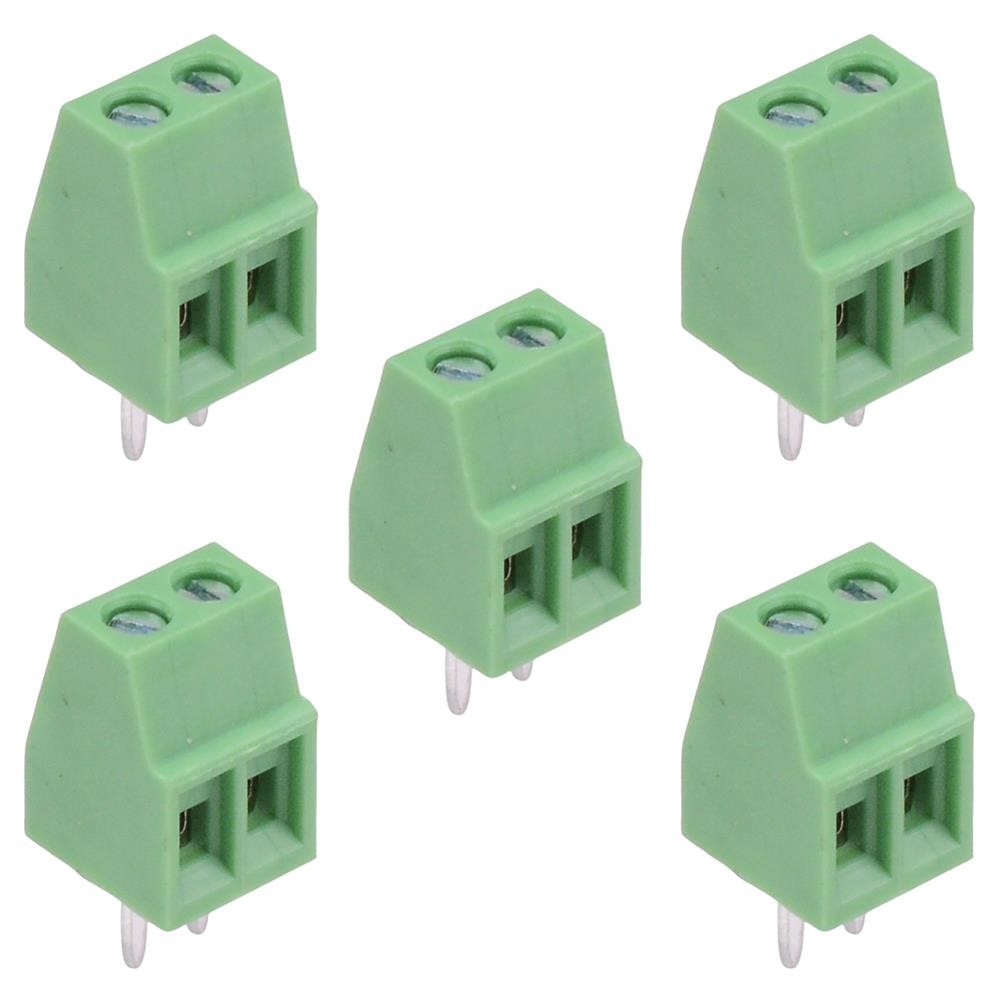 5 x 2-Way 2.54mm PCB Terminal Block 6A 150V