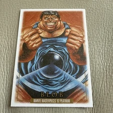 2024 Skybox Marvel Masterpieces ‘92 Platinum Blob #1 Canvas