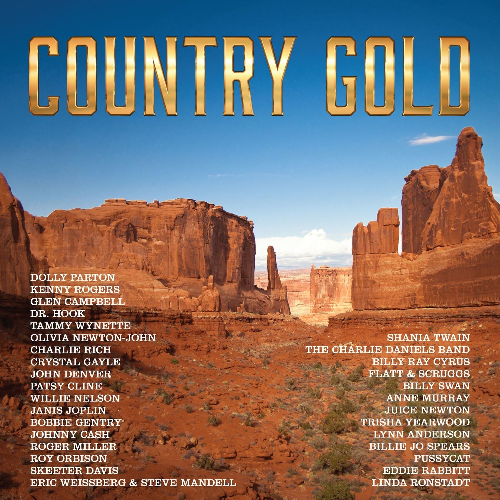 Country Gold - Various Artists (UMR) 2LP Vinyl 12"" Album