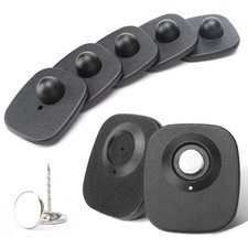 200pcs Anti-Theft Retail EAS 8.2MHz Security Hard Tags,Rf 8.2Mhz Mini Square