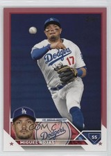 2023 Topps Series 2 Mother's Day Hot Pink 14/50 Miguel Rojas #580 1i1g